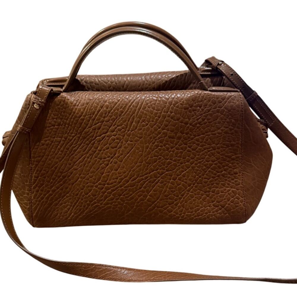 NWOT M. Gemi 30 Studio Maggio Essa Essential Brown Leather Bag - Picture 2 of 10